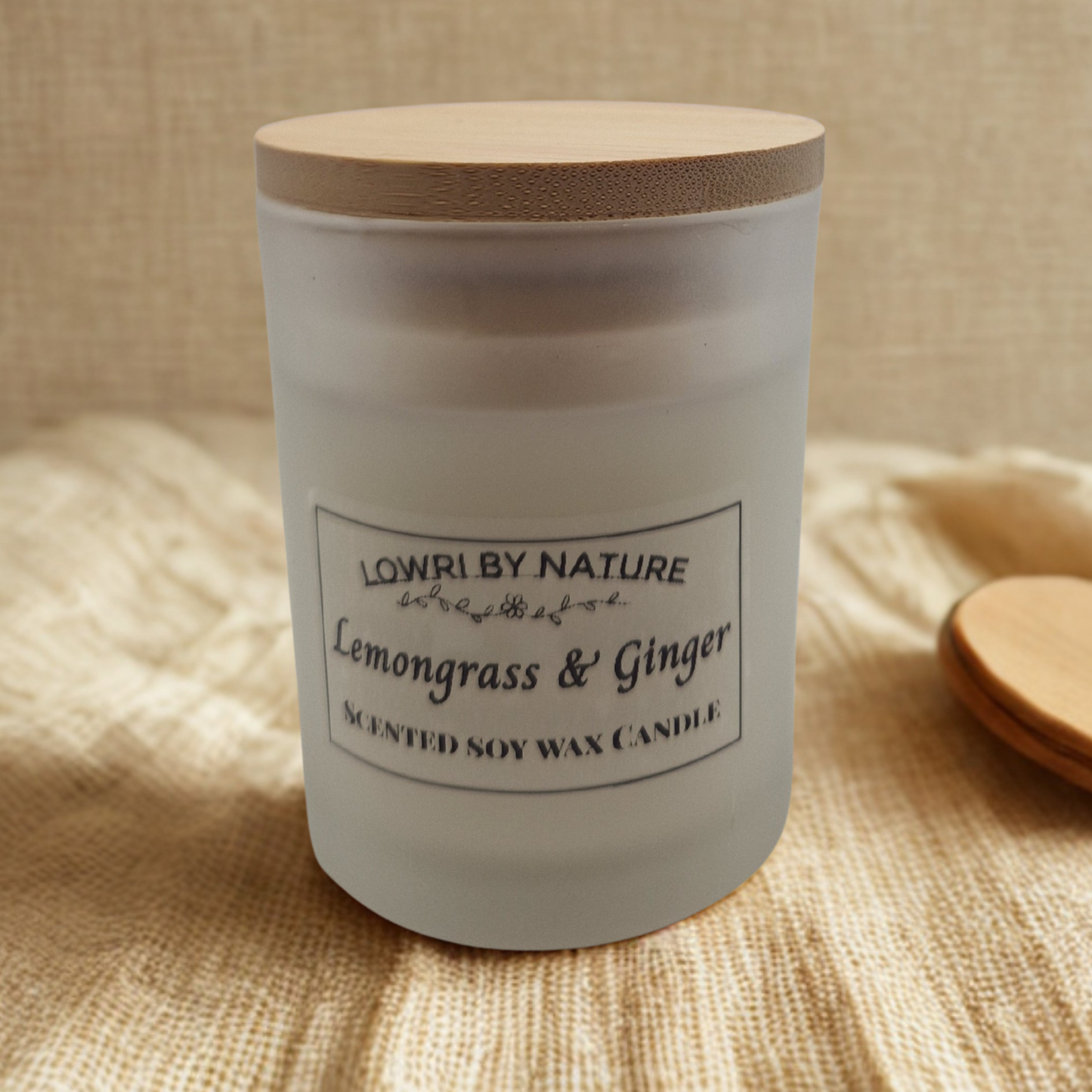 Lemongrass & Ginger - Scented Soy Wax Candle
