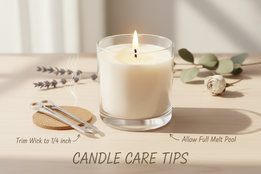 🕯️Candle Care 101 – How to Make Your Candles Last Longer