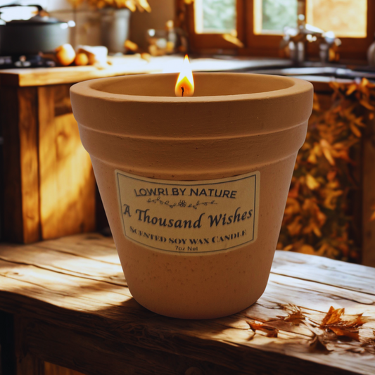 A Thousand Wishes Plant Pot Candle