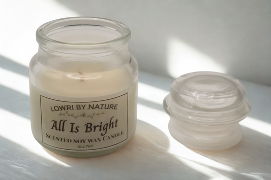 All Is Bright 8cl Glass Jar