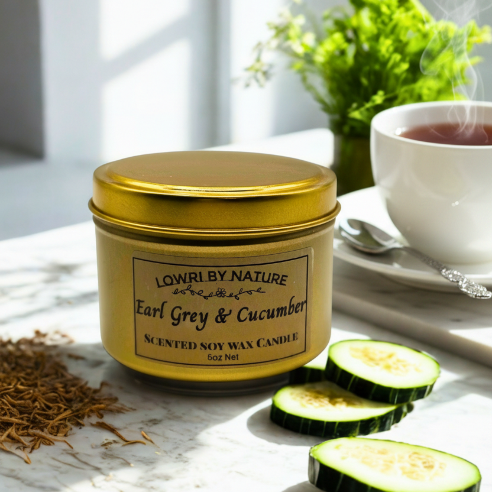 Earl Grey & Cucumber candle