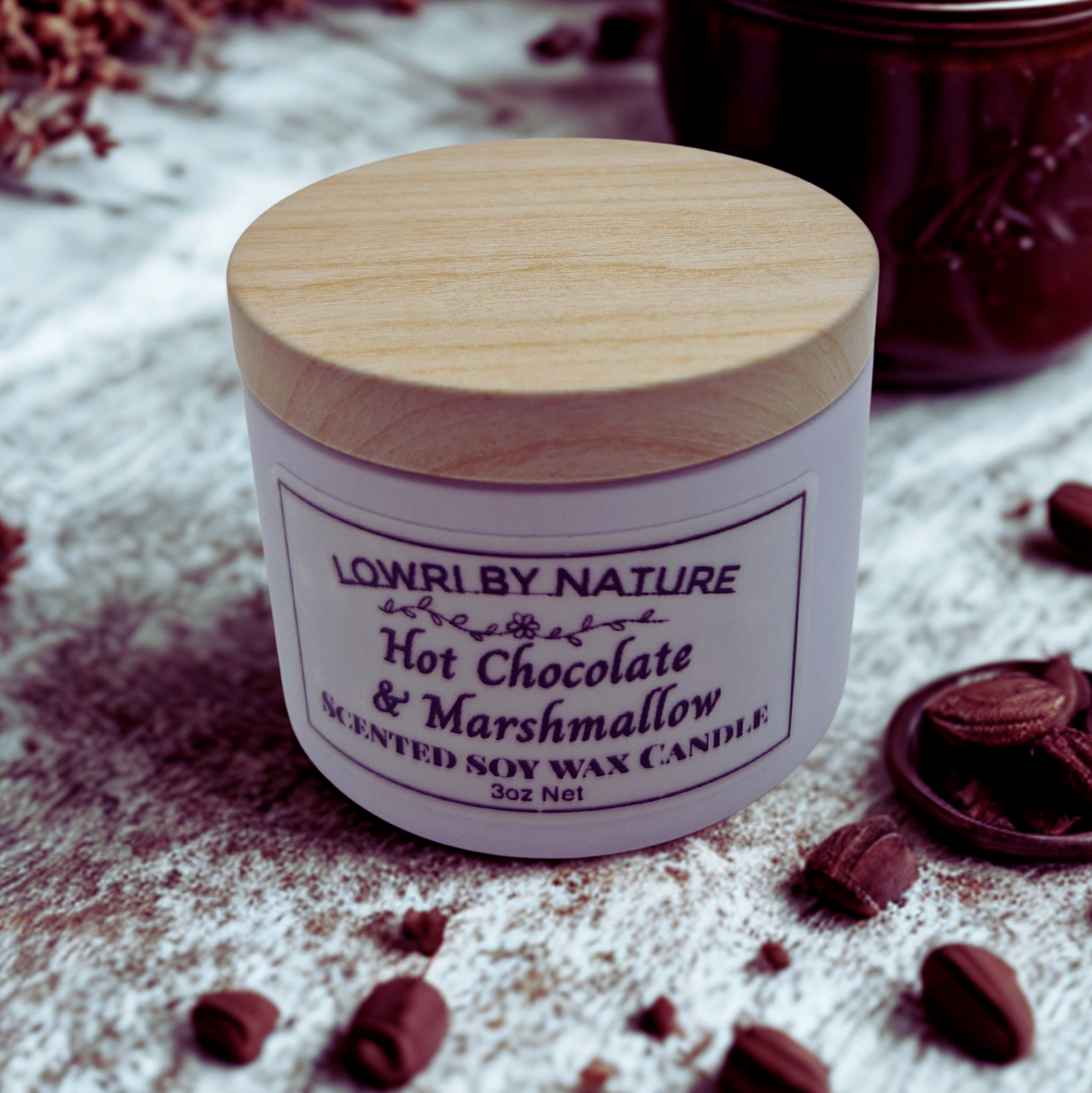 Hot Chocolate & Macaroon Candle Tin