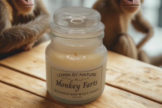 Monkey Farts 8cl Glass Jar