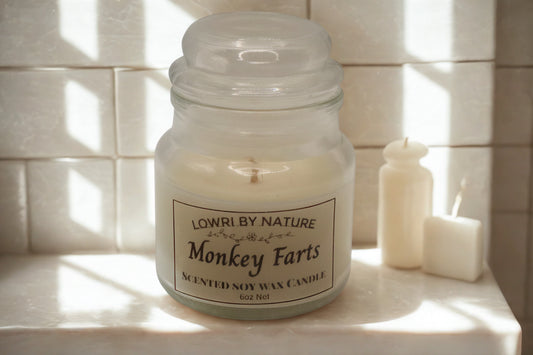Monkey Farts 8cl Glass Jar