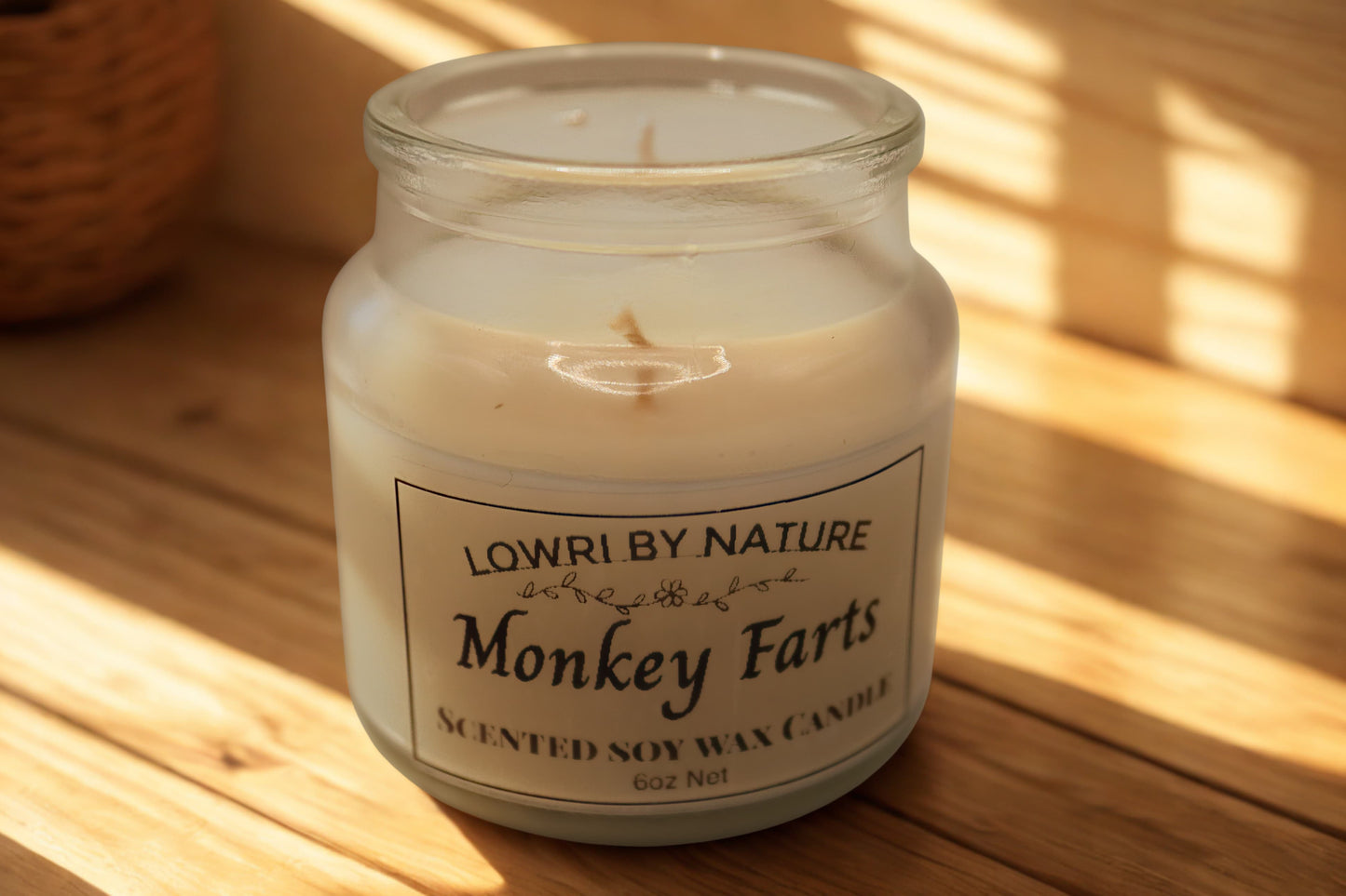 Monkey Farts 8cl Glass Jar