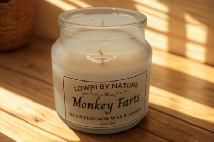 Monkey Farts 8cl Glass Jar